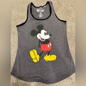 Women’s Disney Charcoal Gray Graphic Tank Size Medium